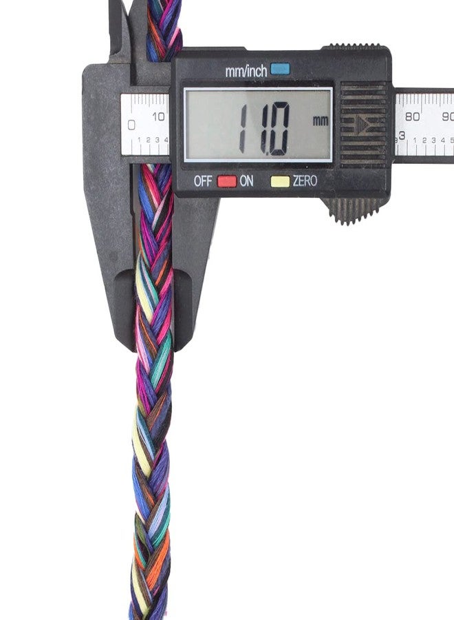 BOBBINY | Braided Choti Macrame Cotton Thread for Macrame DIY, Garments, Crafting and Other Projects | Multicolor | 10mm,10Mtr. - Image 5